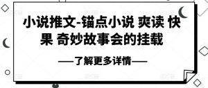小说推文-锚点小说 爽读 快果 奇妙故事会的挂载-沐风资源库