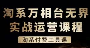 淘系万相台无界实战运营课，淘系付费工具课-沐风资源库