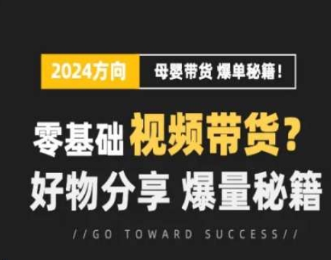 短视频母婴赛道实操流量训练营，零基础视频带货，好物分享，爆量秘籍-沐风资源库