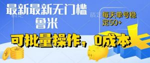 最新0成本项目，不看广告、不养号，纯挂机单号一天50+，收益时时可见，提现秒到账【揭秘】-沐风资源库