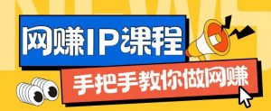 ip合伙人打造1.0，从0到1教你做网创，实现月入过万【揭秘】-沐风资源库
