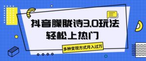 抖音朦胧诗3.0.轻松上热门，多种变现方式月入过万【揭秘】-沐风资源库