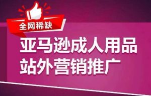 全网稀缺！亚马逊成人用品站外营销推广，​教你引爆站外流量，开启爆单模式-沐风资源库