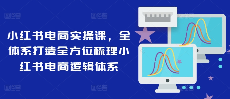 小红书电商实操课，全体系打造全方位梳理小红书电商逻辑体系-沐风资源库