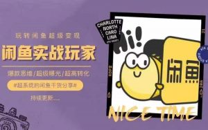 从0到1系统玩转闲鱼变现，教你核心选品思维，提升产品曝光及转化率-沐风资源库