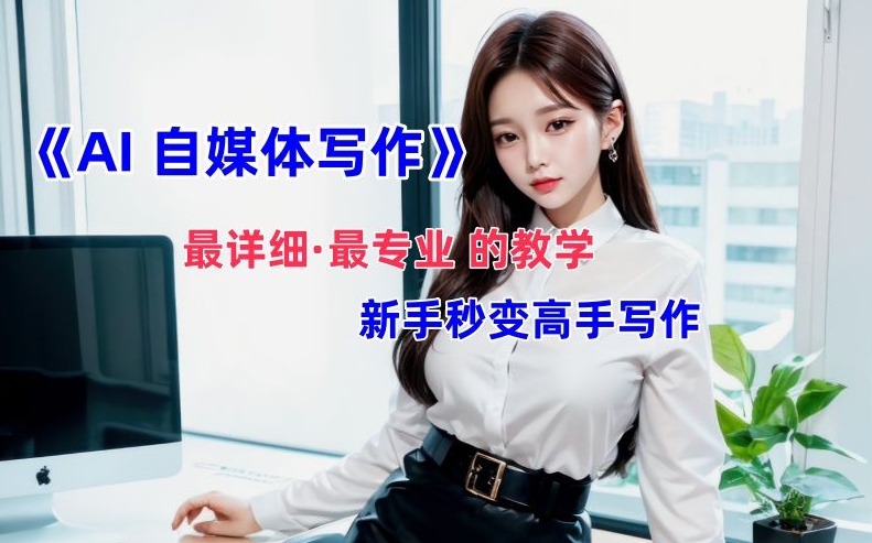 AI自媒体文章创作全网最详细教程，新手秒变写作高手，多方位发展-沐风资源库