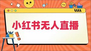 小红书无人直播，​最新小红书无人、半无人、全域电商-沐风资源库