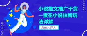 小说推文推广干货—蛋花小说拉新玩法详解-沐风资源库