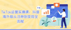 TikTok运营实操课，抖音海外版从注册到变现全流程-沐风资源库