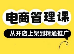 小红书&闲鱼开店从开店上架到精通推广，电商管理课-沐风资源库