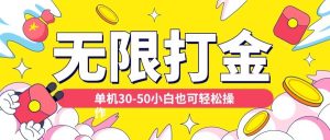 各种平台无限打金玩法，单机30-50纯自撸玩法，适合小白【揭秘】-沐风资源库