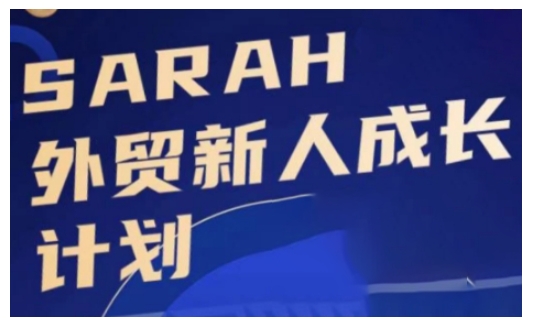 外贸新人成长计划，外贸新人学起来，偷偷让自己变强大-沐风资源库