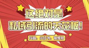 最新首发全平台引流玩法，公域引流私域玩法，轻松获客500+，附引流脚本，克隆截流自热玩法【揭秘】-沐风资源库