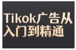 Tiktok Ads实操教程，Tiktok广告从入门到精通-沐风资源库