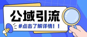 全公域平台，引流创业粉自热模版玩法，号称日引500+创业粉可矩阵操作-沐风资源库