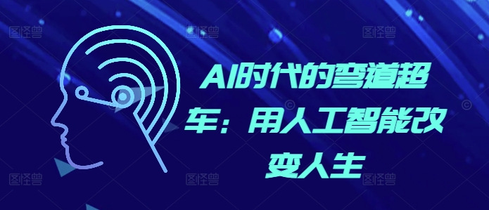 AI时代的弯道超车：用人工智能改变人生-沐风资源库