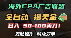 海外CPA全自动撸美金, 日入100+美刀，无脑操作，解放双手【揭秘】-沐风资源库