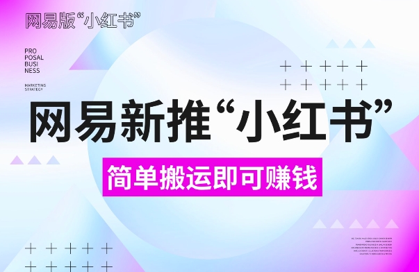 网易官方新推“小红书”，搬运即有收益，新手小白千万别错过(附详细教程)【揭秘】-沐风资源库