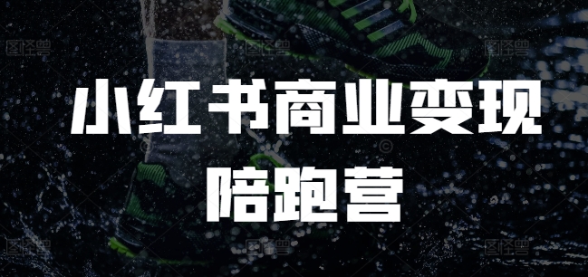 小红书商业变现陪跑营，小红书电商教程-沐风资源库