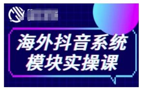 海外抖音Tiktok系统模块实操课，TK短视频带货，TK直播带货，TK小店端实操等-沐风资源库