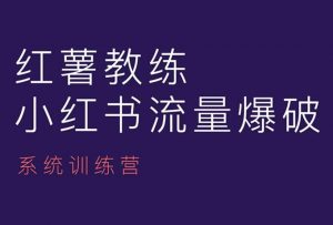 红薯教练-小红书内容运营课，小红书运营学习终点站-沐风资源库