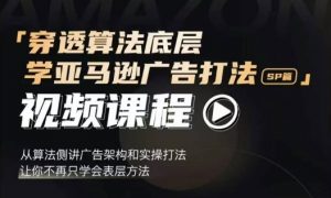 穿透算法底层，学亚马逊广告打法SP篇，从算法侧讲广告架构和实操打法，让你不再只学会表层方法-沐风资源库