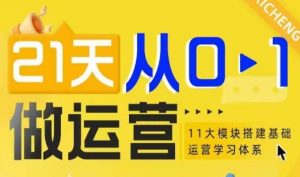 21天从0-1做运营，11大维度搭建基础运营学习体系-沐风资源库