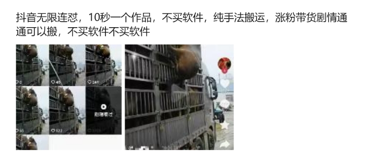 抖音无限连怼，10秒一个作品不买软件，纯手法搬运，涨粉带货剧情通通可以搬-沐风资源库