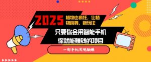 2025蓝海新玩法植物也疯狂，跳舞的植物视频有流量涨粉快，多平台去发布，轻松月入过W-沐风资源库