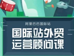 国际站运营顾问系列课程，一套完整的运营思路和逻辑-沐风资源库
