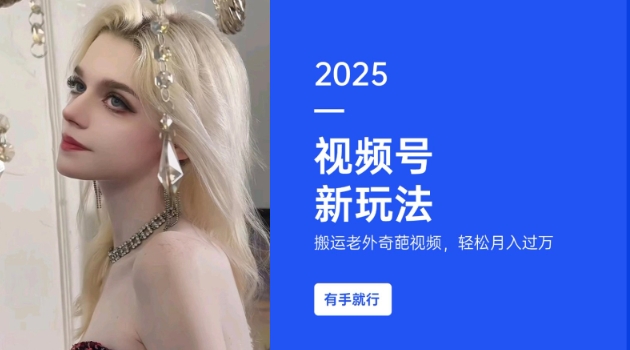 搬运老外奇葩视频，撸视频号分成计划收益，每天只需一小时，新手小白轻松月入过W-沐风资源库