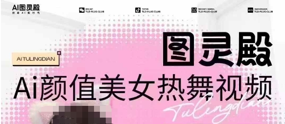 全网首发，原价988图灵殿AI颜值美女热舞视频，云端生图，轻松过原创-沐风资源库