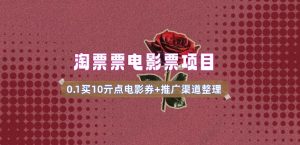 电影票无门槛券推广_0.1亓买10亓无门槛+渠道入口(v1.0版教程)-沐风资源库