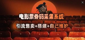 电影票券码采集系统_从商户放单转型做抢单达人-沐风资源库