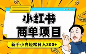 小红书千粉商单，稳定快速变现项目，实现月入6-8k并不是很难-沐风资源库