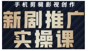影视短剧号运营与剪辑实战全攻略，手机剪辑影视创作，新剧推广实操课-沐风资源库