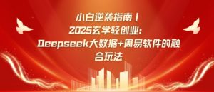 小白逆袭指南，2025玄学轻创业：Deepseek大数据+周易算法的融合玩法-沐风资源库