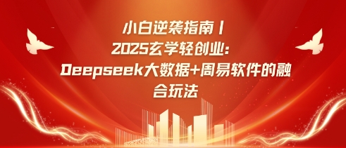 小白逆袭指南，2025玄学轻创业：Deepseek大数据+周易算法的融合玩法-沐风资源库