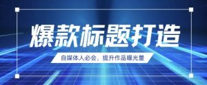 自媒体人必会，AI时代来临，用DeepSeek制作爆款标题-沐风资源库