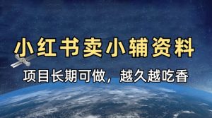 小学教辅资料在小红书这样卖，项目长期稳定收益，越久越吃香-沐风资源库