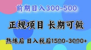 五一节高收益项目，前期做一天收益300-500左右，熟练后日入收益1.5k【揭秘】-沐风资源库