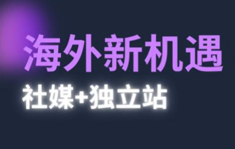 2025出海新机遇(社媒+独立站)，海外新机遇，实现独立站的高效运营与出海-沐风资源库