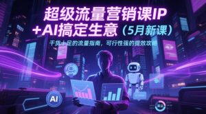 超级流量营销课IP+AI搞定生意（5月新课）干货十足的流量指南，可行性强的提效攻略-沐风资源库