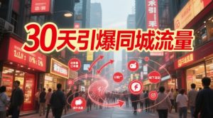 30天引爆同城流量：团购篇 认知篇 流量篇 来客篇 达人篇 老板人设IP篇 投流篇-沐风资源库