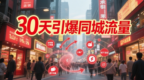 30天引爆同城流量：团购篇 认知篇 流量篇 来客篇 达人篇 老板人设IP篇 投流篇-沐风资源库