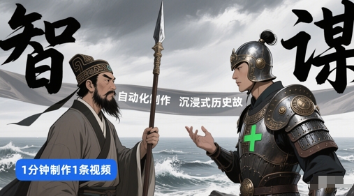 扣子工作流一键生成沉浸式历史故事，一天工作量，3分钟搞定-沐风资源库