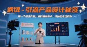 诱饵-引流产品设计秘笈，用一个引流产品，吸引精准客户，让他们主动找你-沐风资源库