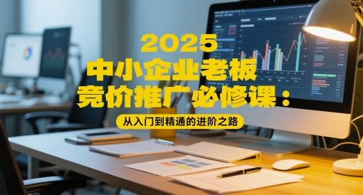2025中小企业老板竞价推广必修课：从入门到精通的进阶之路-沐风资源库