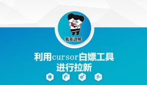 利用cursor白嫖工具进行拉新-沐风资源库