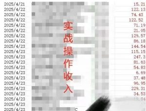 被动收入实操3.0项目，每天收益6张+以上，能长期操作-沐风资源库